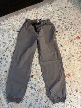 TNA Charcoal Gray Track Joggers with Utility Pocket
